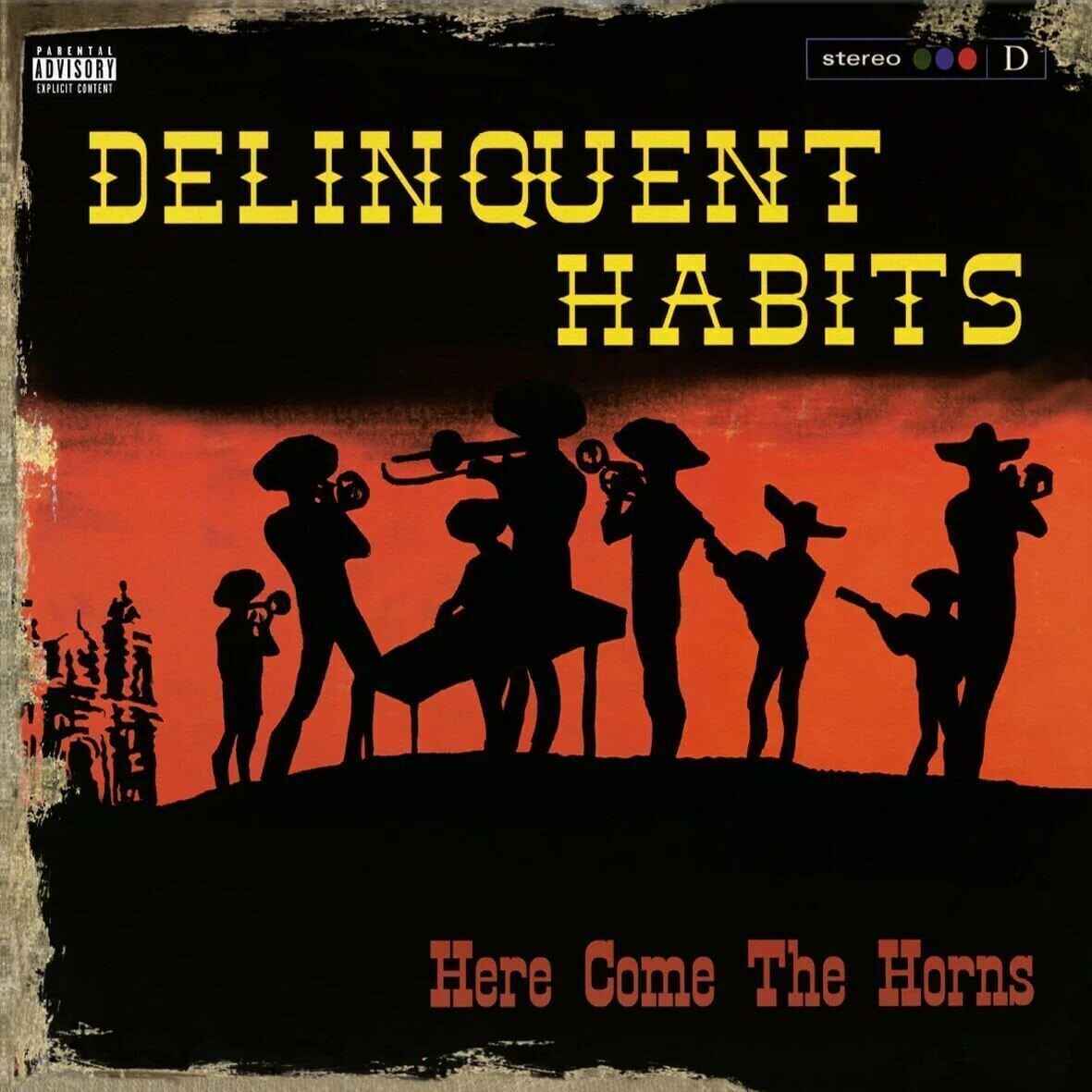 Vinyl Record Delinquent Habits - Here Comes the Horns (180g) (Reissue) (Limited Edition) (Red Coloured) (2 LP)