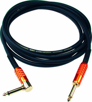 Kabel instrumentalny Klotz TM-R0300 T.M. Stevens FunkMaster Czarny 3 m Prosty - Kątowy - 1