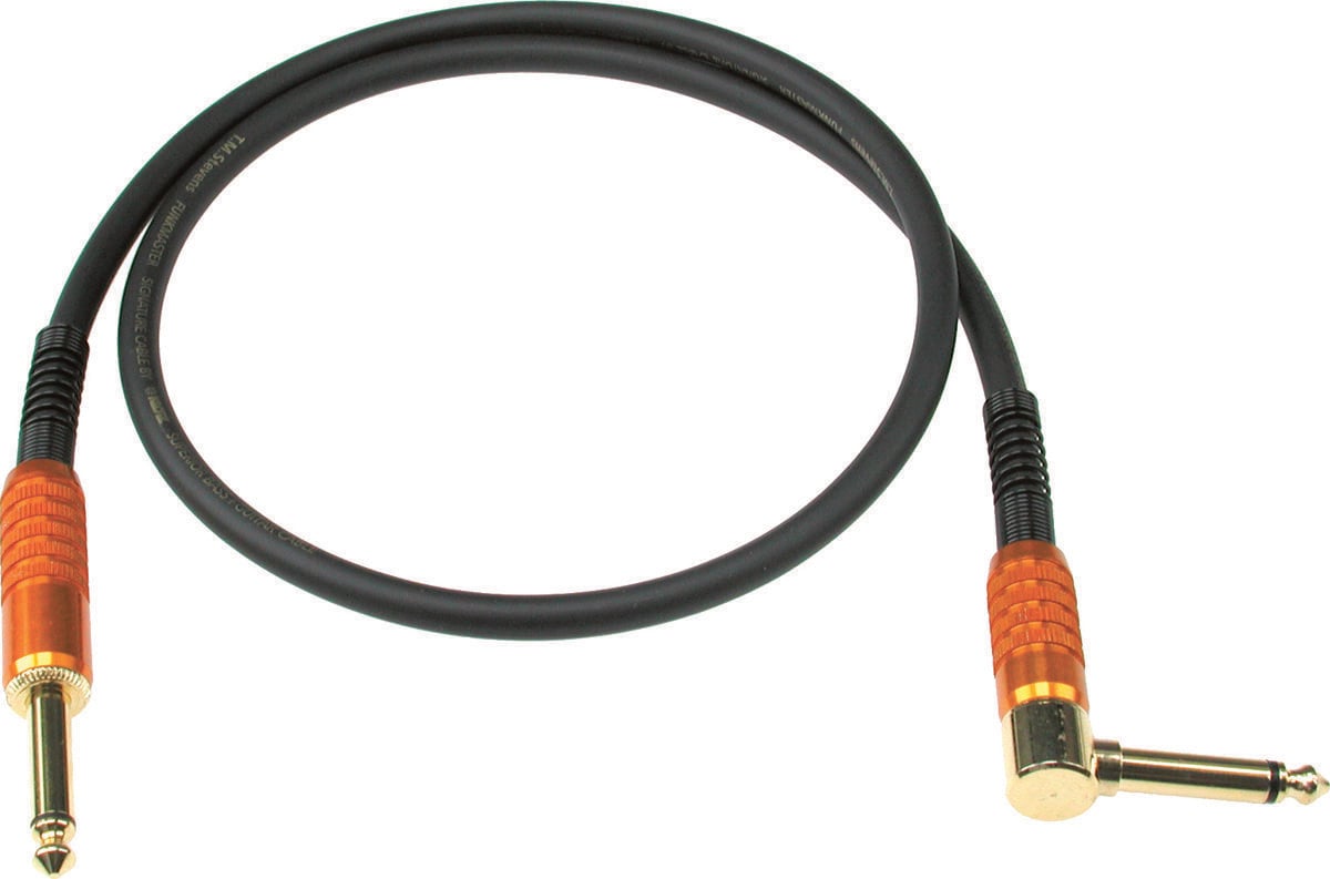 Propojovací kabel, Patch kabel Klotz Pedal Patcher T.M.Stevens FunkMasterTMPR-0090 Černá 90 cm Rovný - Lomený