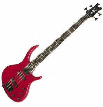 4-string Bassguitar Epiphone Toby Deluxe-IV Bass Translucent Red - 1