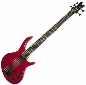 5-string Bassguitar Epiphone Toby Deluxe-V Bass Translucent Red - 1