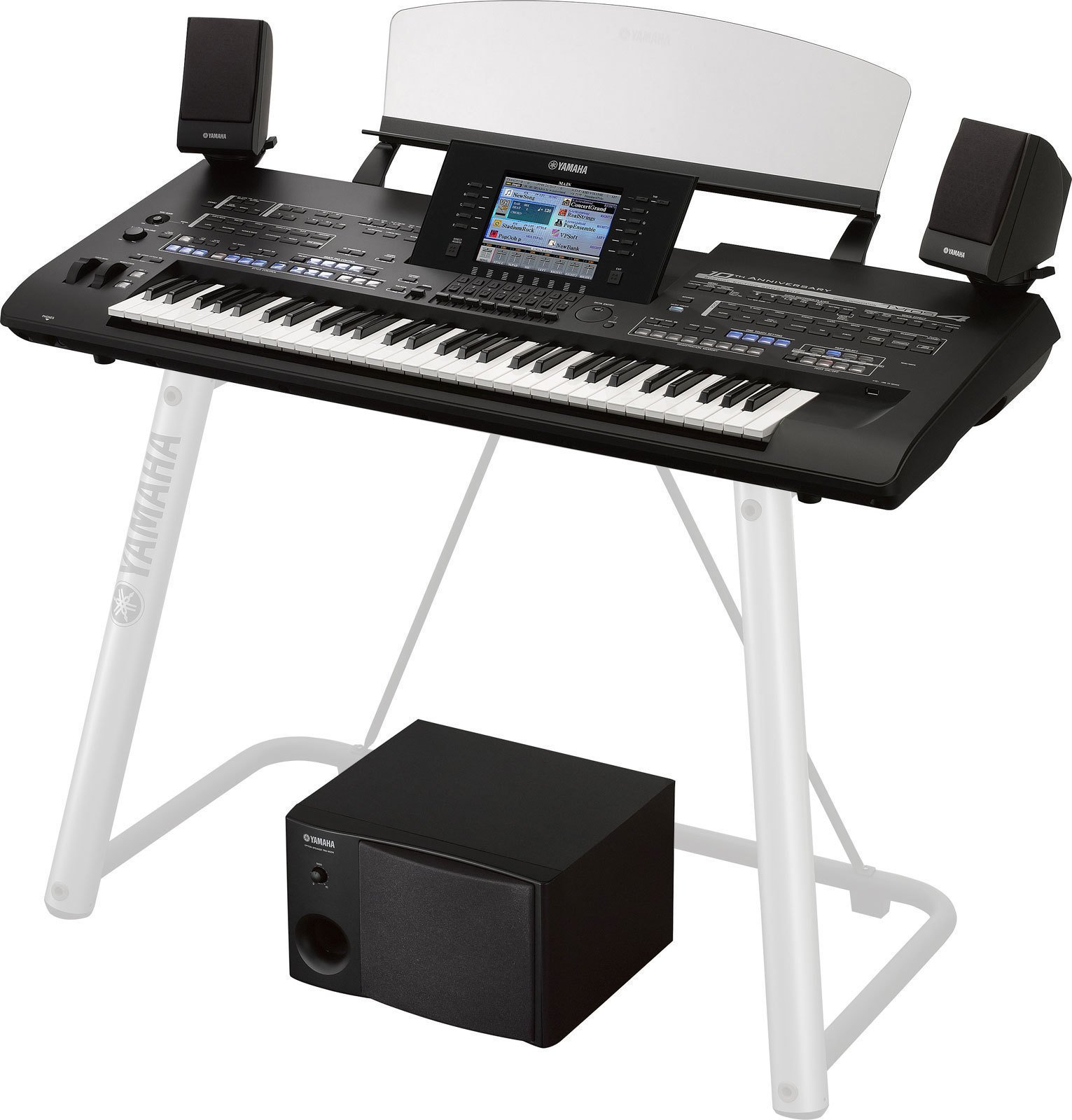 Professionelt keyboard Yamaha TYROS 4 10TH ANNIVERSARY Black