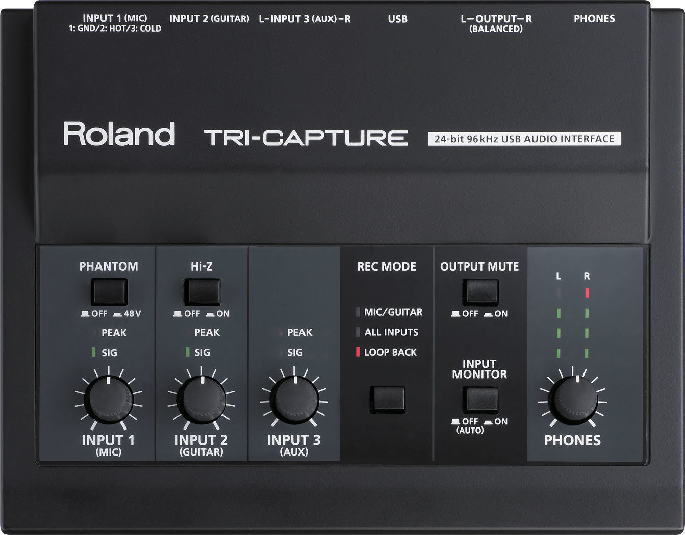 USB audio převodník - zvuková karta Roland UA-33 Tri Capture