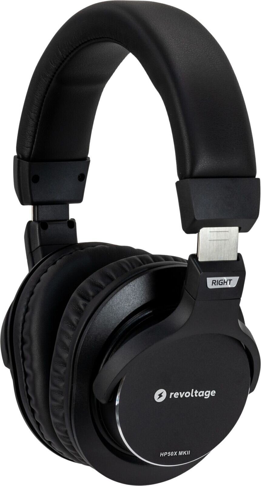 On-ear hoofdtelefoon Revoltage HP50X MKII Black On-ear hoofdtelefoon