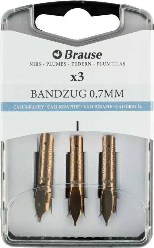 Каліграфічний інструмент Brause 318007B Каліграфічне перо 0,7 mm 3 шт.