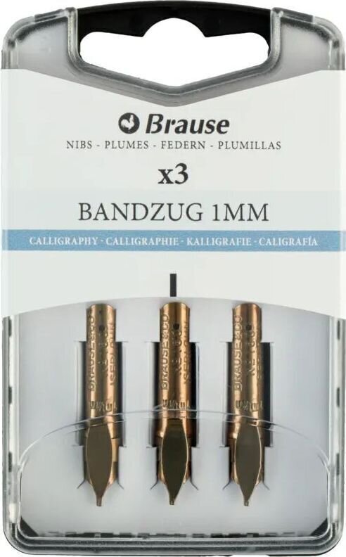 Kalligrafikus segédeszköz Brause 318010B Kalligrafikus hegy 1 mm 3 db