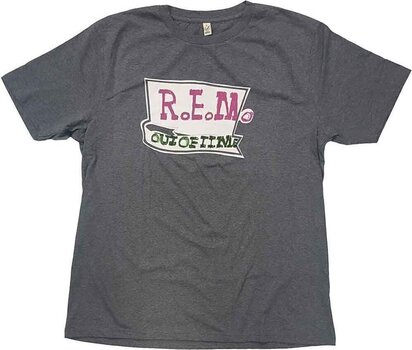 T-Shirt R.E.M. T-Shirt Out Of Time Unisex Heather Grey S - 1