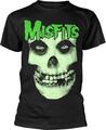 Misfits Glow Jurek Skull Black M Tricou