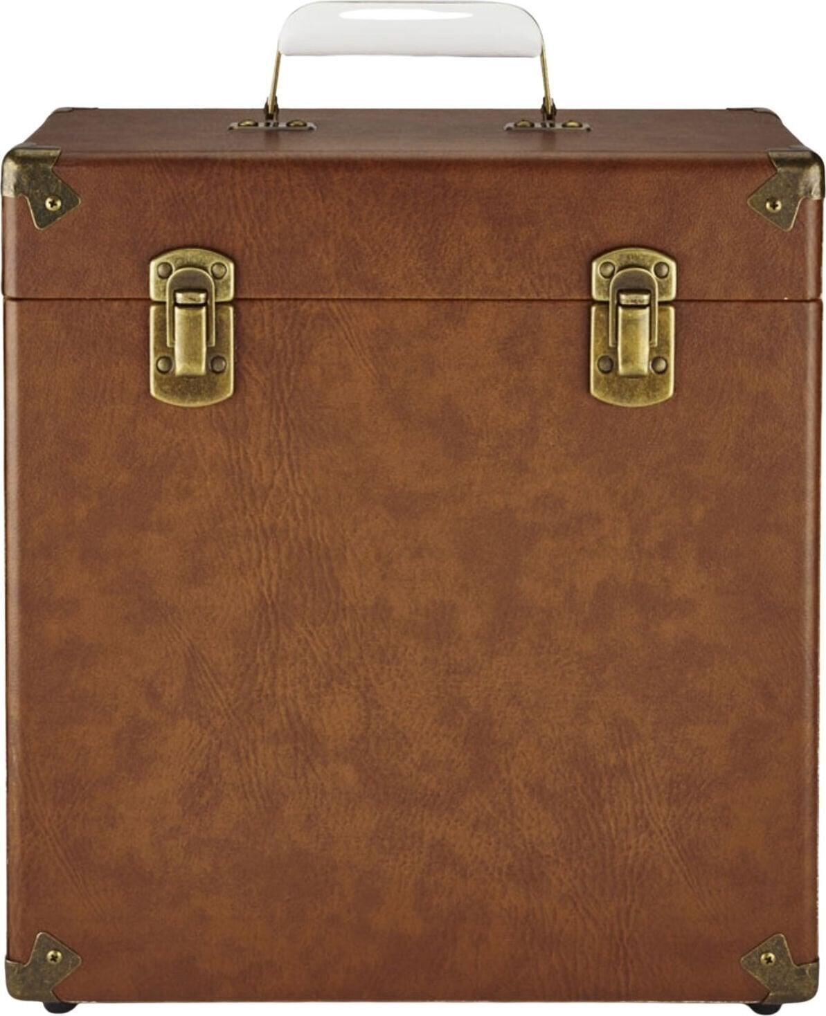 Veske/etui til LP-plater GPO Retro Vinyl Record Case Brown