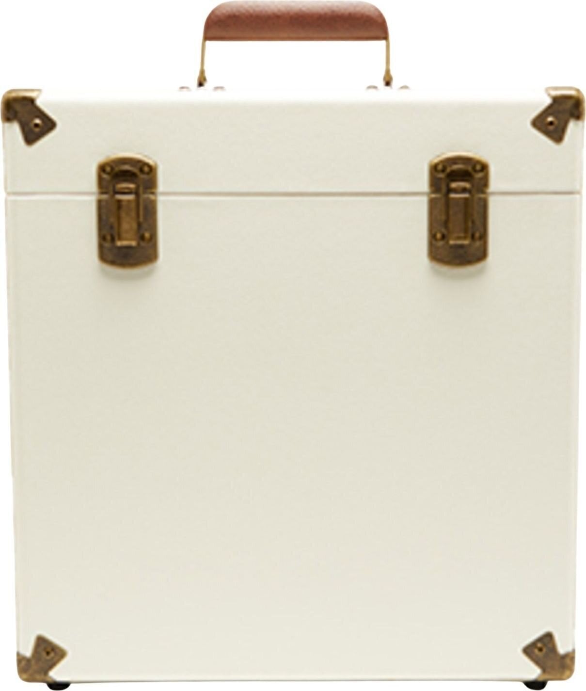 Torba/etui za plošče LP GPO Retro GPO71341 Kufor na LP platne 1 Cream/Tan (Kot novo)