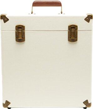 Torba/etui za plošče LP GPO Retro GPO71341 Kufor na LP platne 1 Cream/Tan (Kot novo) - 1