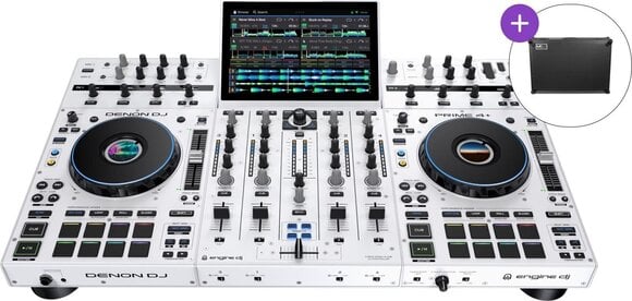 DJ kontroler Denon Prime 4+ White SET DJ kontroler - 1