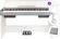 Pianonova El Clasico White SET Pianino cyfrowe White