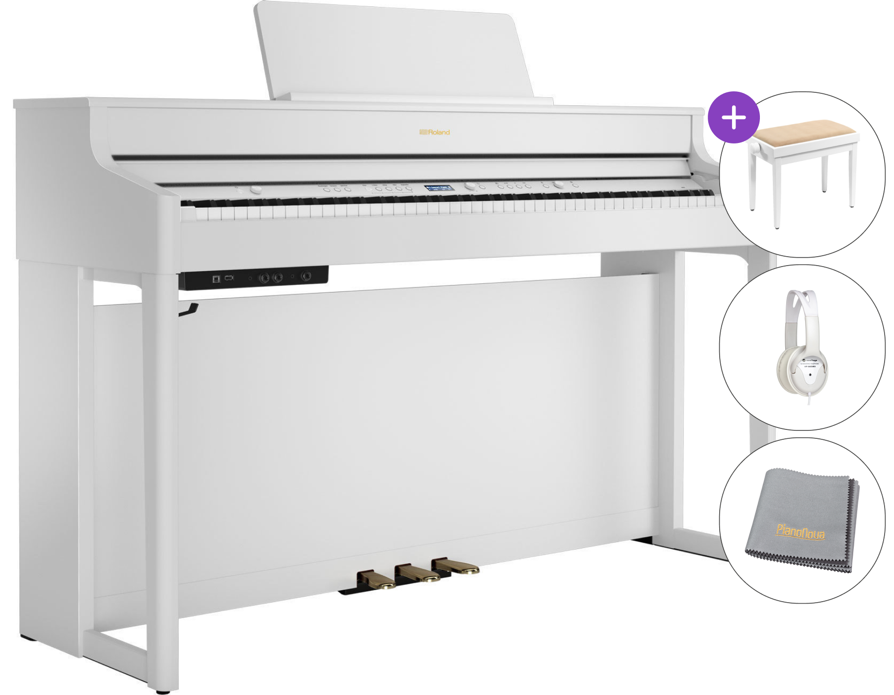 Digitale piano Roland HP 702 SET Digitale piano White