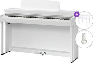 Digitális zongora Kawai CN301 SET Digitális zongora Premium Satin White