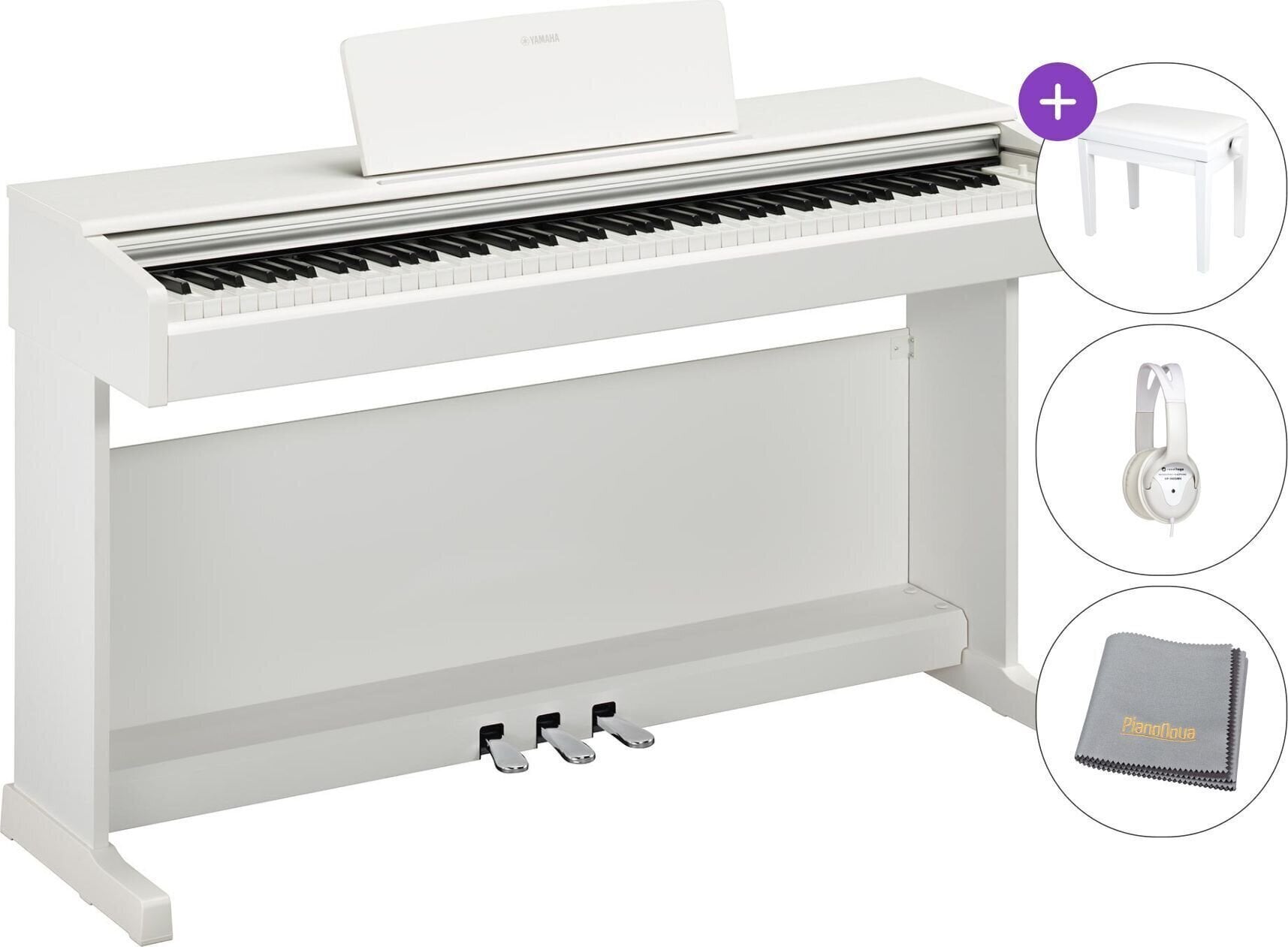 Digital Piano Yamaha YDP-145 SET White Digital Piano