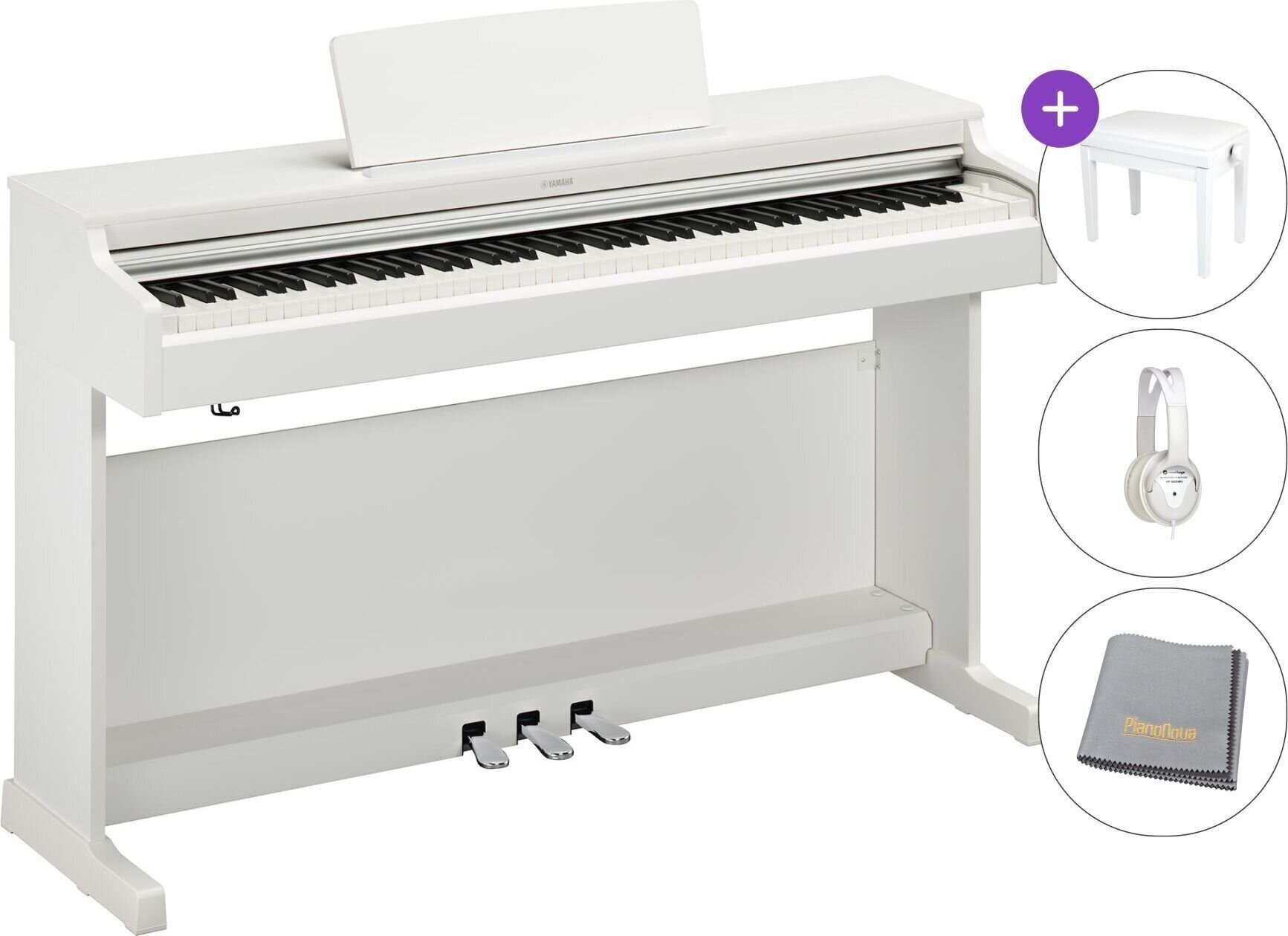 Pianino cyfrowe Yamaha YDP-165 SET Pianino cyfrowe White