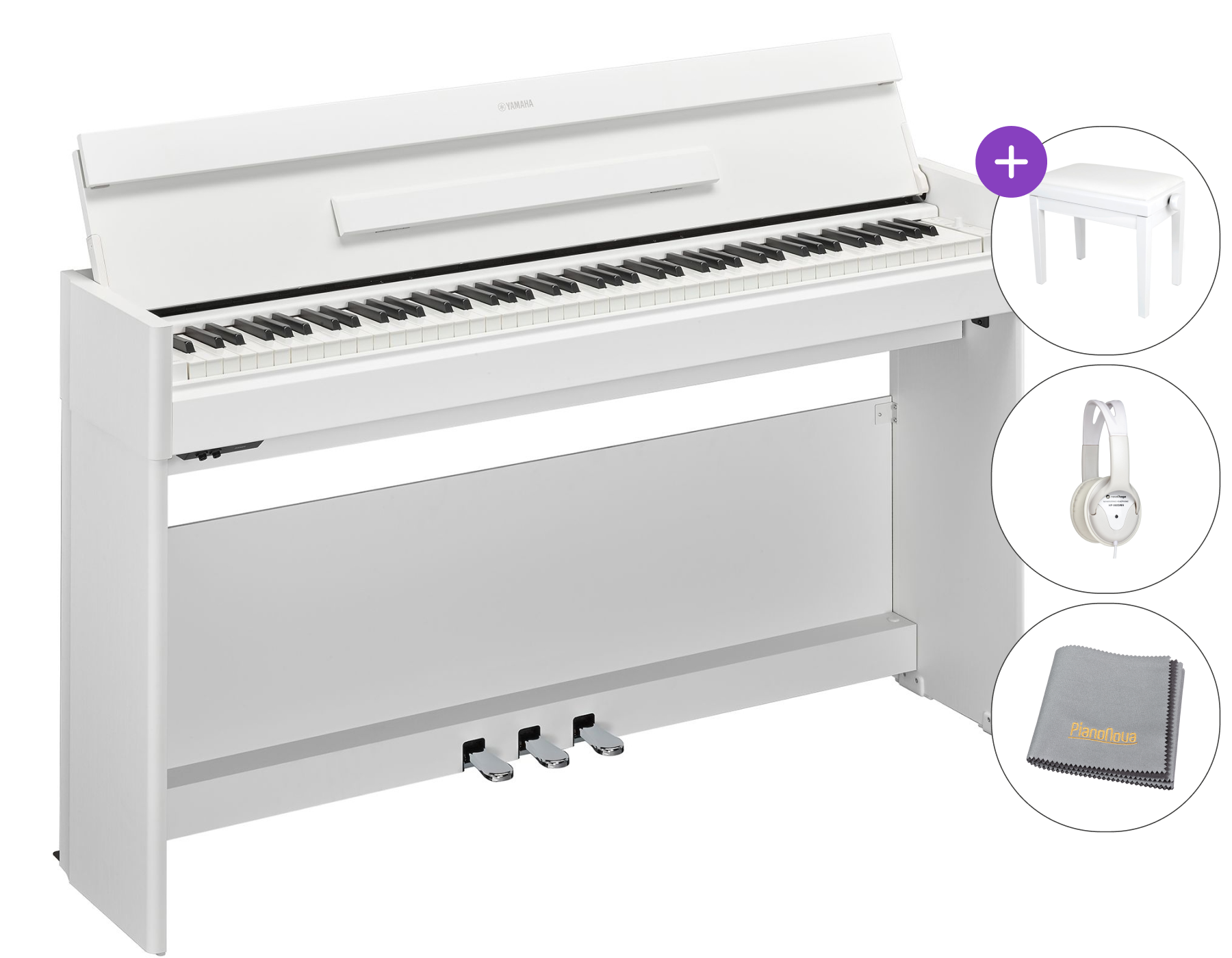 Цифрове піаніно Yamaha YDP-S55 SET White Цифрове піаніно