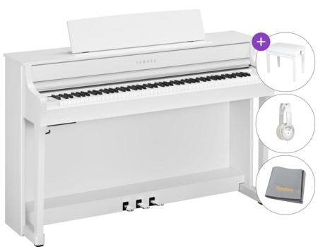 Digital Piano Yamaha CLP-845 WH SET White Digital Piano - 1