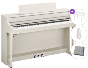Digitale piano Yamaha CLP-845 WB SET Digitale piano White Birch