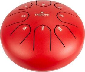 Tongue Drum Shamann 6" 8 Notes C5 Major Rojo Tongue Drum