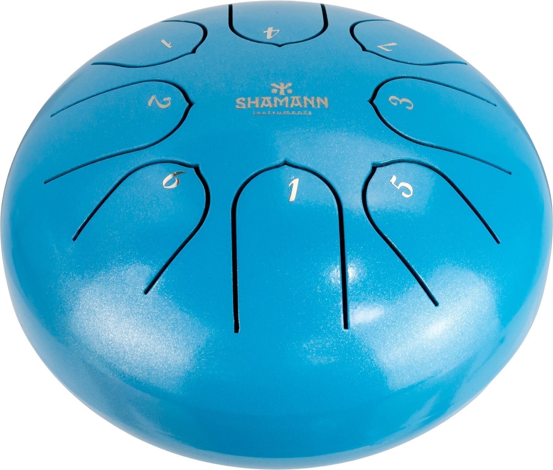 Tongue Drum Shamann 6" 8 Notes C5 Major Blue Tongue Drum