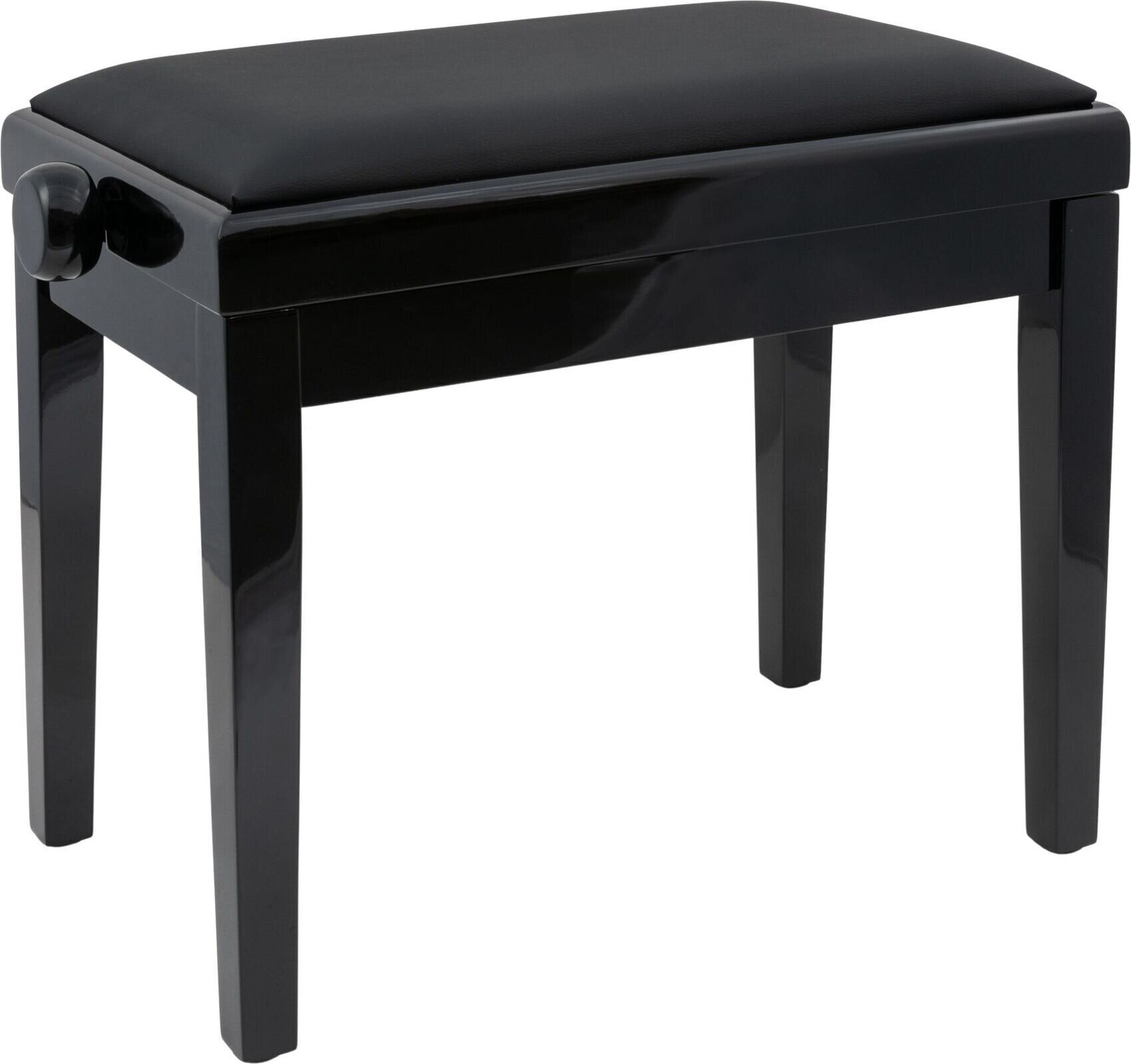 Pianonova HY-PJ023 Dřevěná stolička ke klavíru Black Gloss