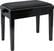 Banqueta de piano em madeira Pianonova HY-PJ023 Banqueta de piano em madeira Black Gloss