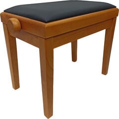 Klavierhocker aus Holz Pianonova HY-PJ023 Klavierhocker aus Holz Natural Matte (Nur ausgepackt)