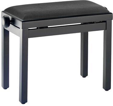 Дървена табуретка за пиано Stagg PB39 Дървена табуретка за пиано Black Matt - 1