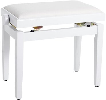 Wooden piano stool Bespeco SG 101WLVB Wooden piano stool White - 1