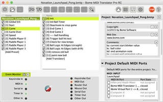 Software de estudio Bome MIDI TRANSLATOR PRO (Producto digital)