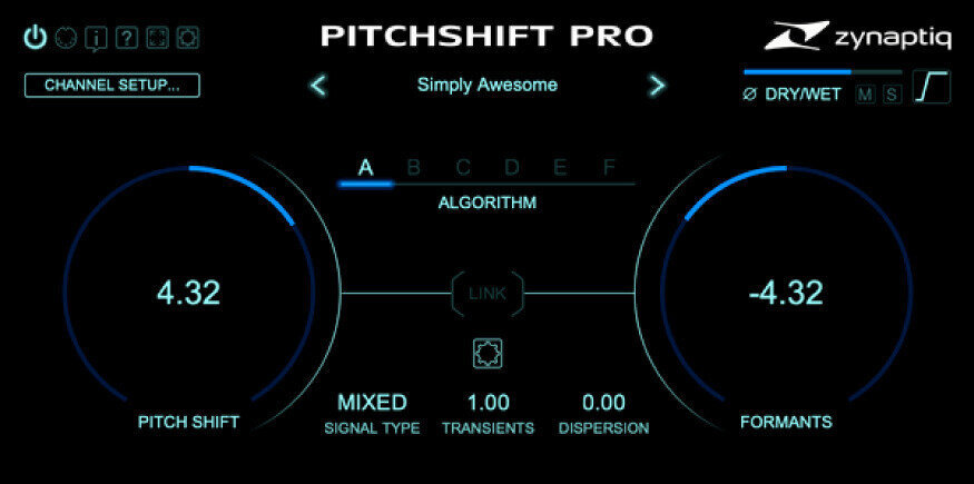 Zynaptiq PITCHSHIFT PRO (Digital product)
