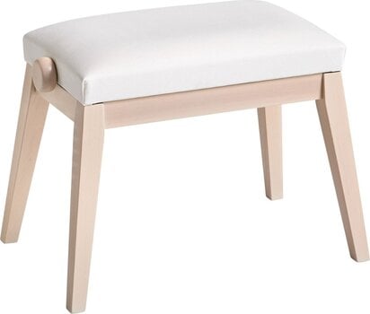 Drewniany stołek do fortepianu Konig & Meyer 13946 Drewniany stołek do fortepianu White - 1
