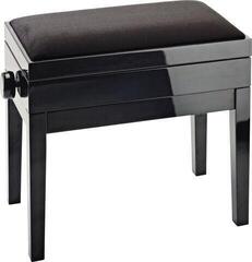 Drewniany stołek do fortepianu Konig & Meyer 13950 Drewniany stołek do fortepianu Black High Polish