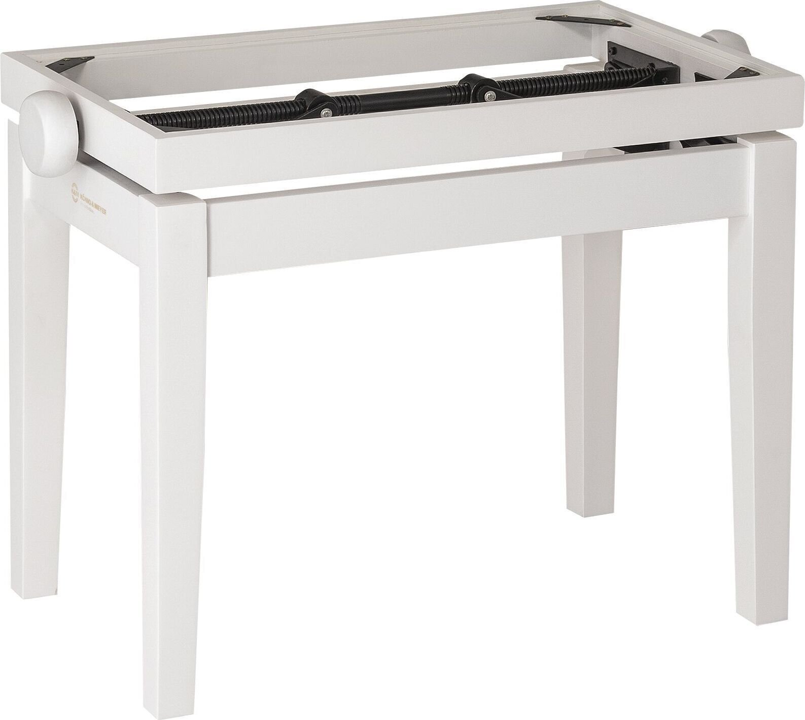 Scaun din lemn pentru pian Konig & Meyer 13710 Wooden Frame Scaun din lemn pentru pian Alb mat