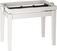 Scaun din lemn pentru pian Konig & Meyer 13711 Wooden Frame Scaun din lemn pentru pian White Gloss