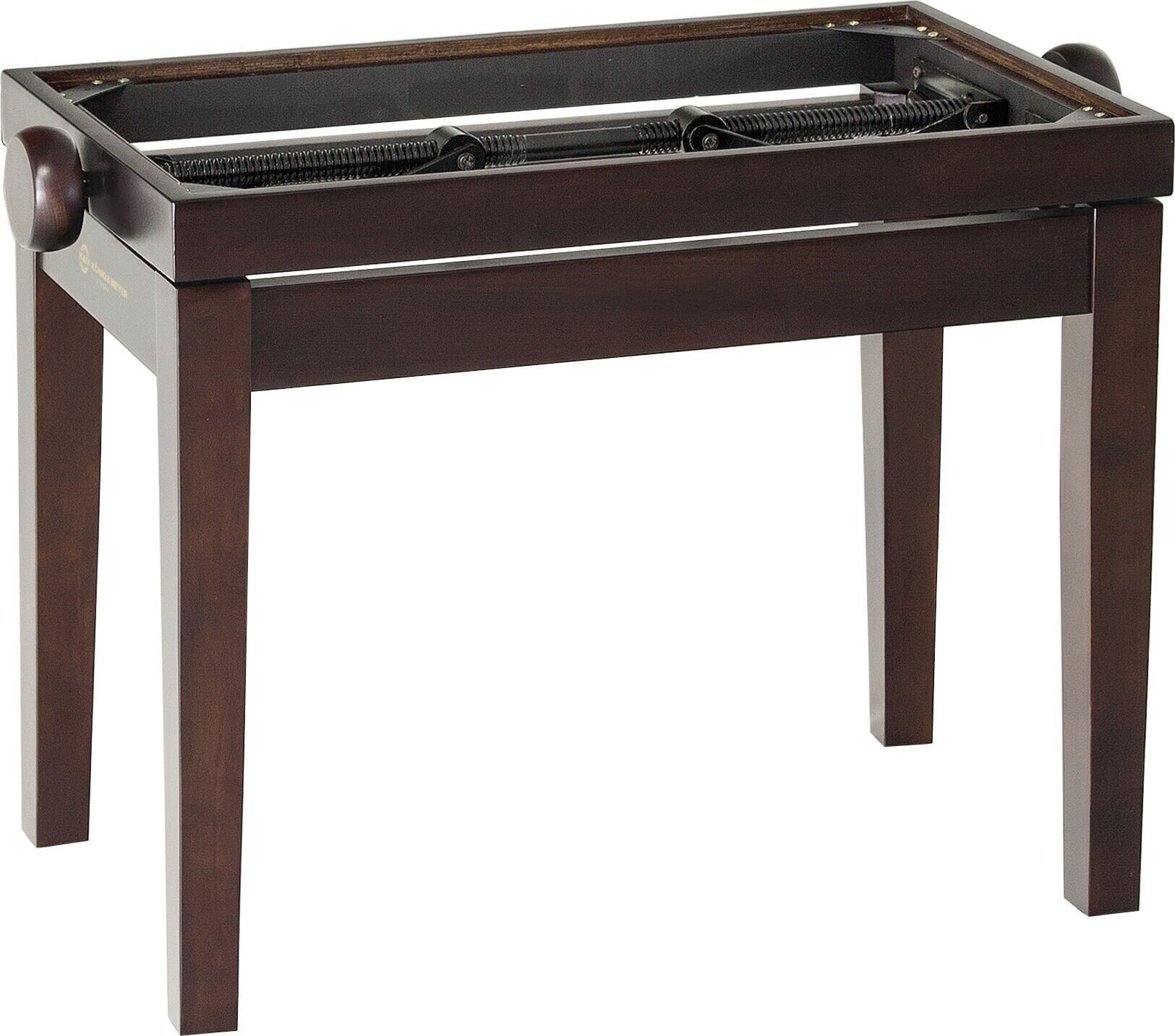 Scaun din lemn pentru pian Konig & Meyer 13720 Wooden Frame Scaun din lemn pentru pian Rosewood