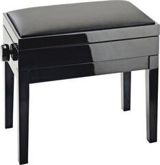 Дрвена столица за клавир Konig & Meyer 13951 Дрвена столица за клавир Black High Polish