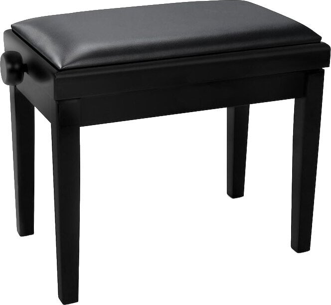 Drewniany stołek do fortepianu Grand HY-PJ023 Drewniany stołek do fortepianu Black Matte