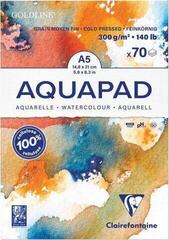 Carnet de croquis Clairefontaine Goldline Aqua Carnet de croquis A5 300 g
