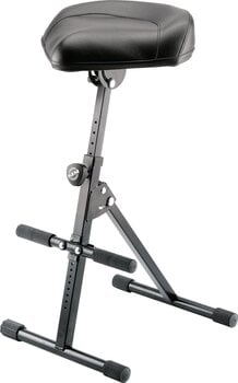 Klaverskammel i metal Konig & Meyer 14047 Klaverskammel i metal Black Leather - 1