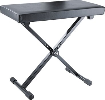 Scaun metalic pentru pian
 Konig & Meyer 14075 Scaun metalic pentru pian Black Leather - 1