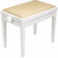 Bespeco SG 101 Дрвена столица за клавир White