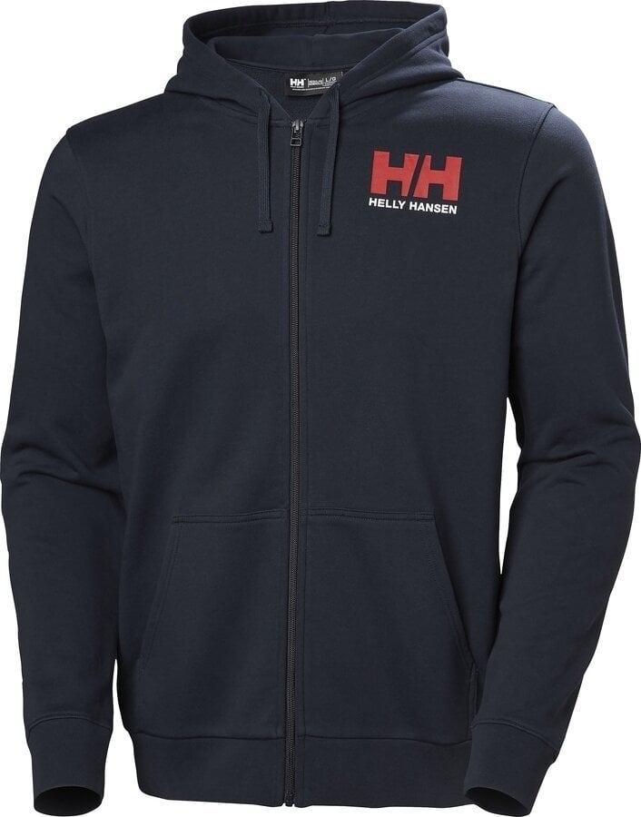 Пуловер Helly Hansen HH Logo Full Zip Суитшърт с качулка Navy M