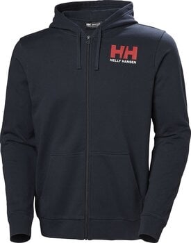 Пуловер Helly Hansen HH Logo Full Zip Суитшърт с качулка Navy M - 1