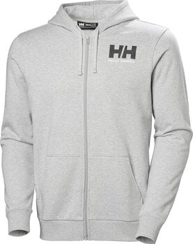 Dressipluus Helly Hansen HH Logo Full Zip Kapuutsiga dressipluus Grey Melange L - 1