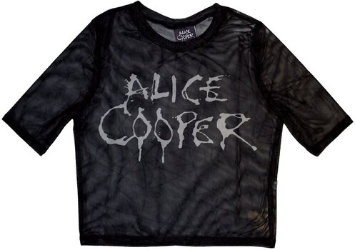 T-shirt Alice Cooper Dripping Logo Black M Feminino T-shirt - 1