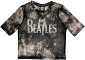 The Beatles Drop T Logo Black XS De mujer Camiseta de manga corta