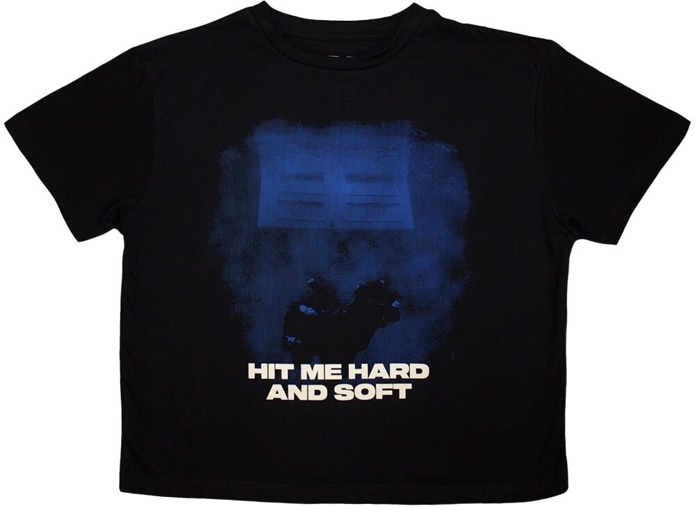 Camiseta de manga corta Billie Eilish HMHAS Blue Lines Black S De mujer Camiseta de manga corta